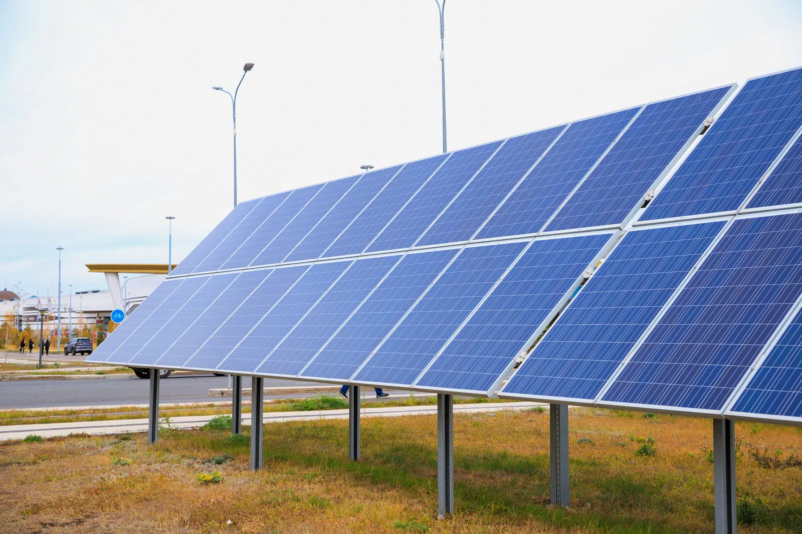 ground-mount solar panels